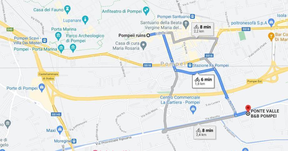 Ponte Valle B&B Pompei Скафати Экстерьер фото